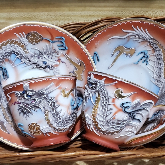 Handcrafted Tea Set of 3 - Picture 5 of 6